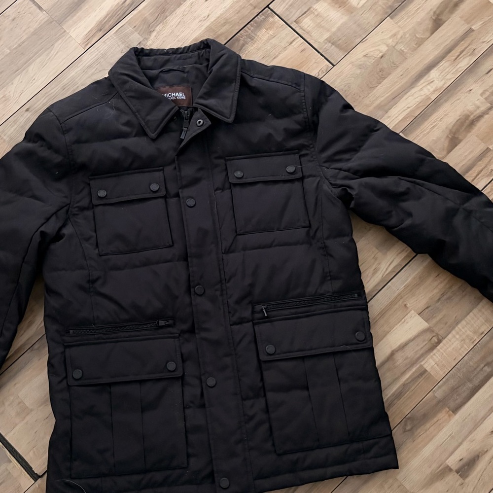 Michael Kors Men's Black Quilted Jacket